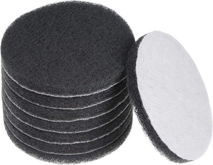 HARFINGTON 8pcs Drill Power Brush 4 Inch Tile Scrubber Scouring Pads 800-1000 by HARFINGTON