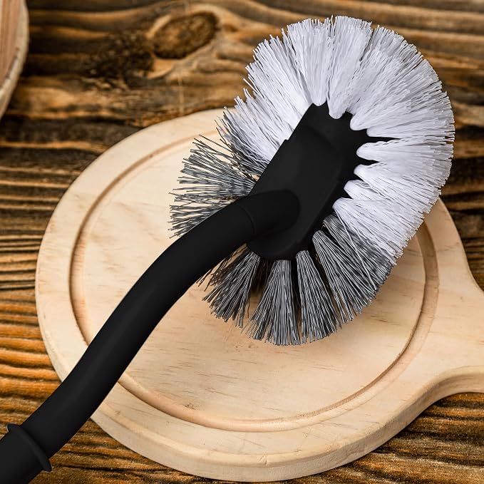 2 Pack Curved Toilet Bowl Brush Without Holder - Image 5