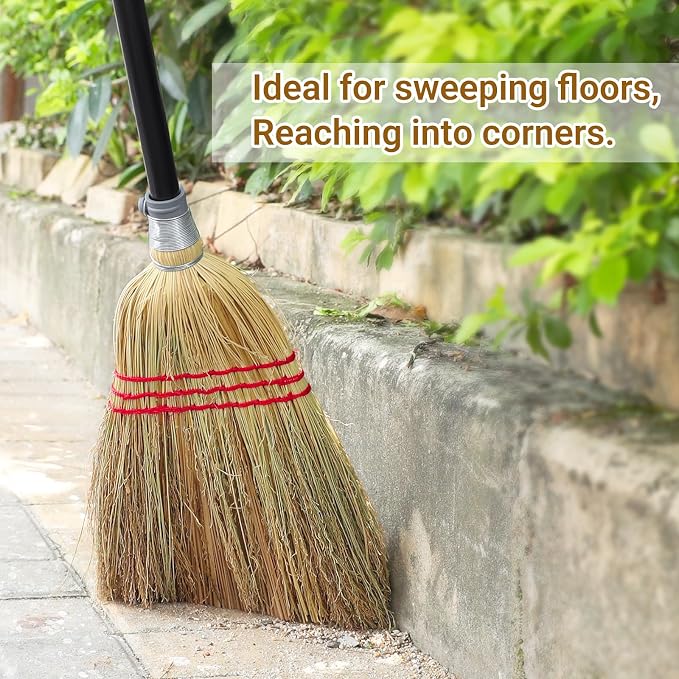 Outdoor Corn Broom, Household Indoor and Outdoor Broom Suitable - Image 5