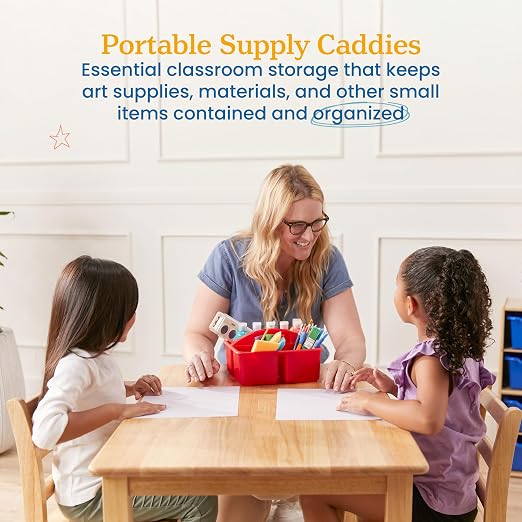 ECR4Kids 3-Compartment Storage Caddy, Storage Organizer - Image 3