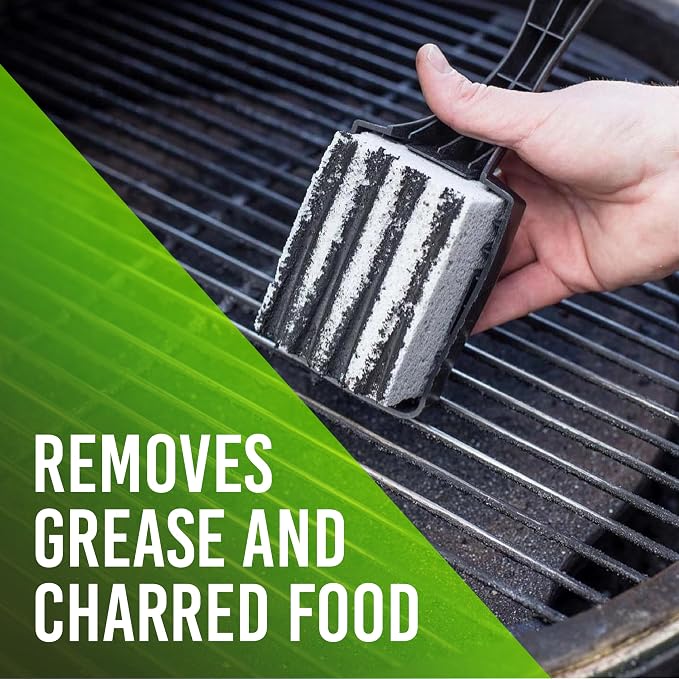 EarthStone Grill Cleaning Block Kit, Bristle Free Grill Scraper, 3 Grill - Image 3
