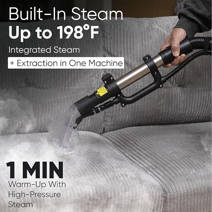 Dapper Commercial Carpet and Upholstery Extractor Cleaning Machine - Image 4