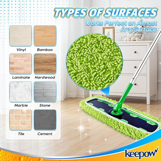 KEEPOW Reusable XL Mop Pads Compatible - Image 5