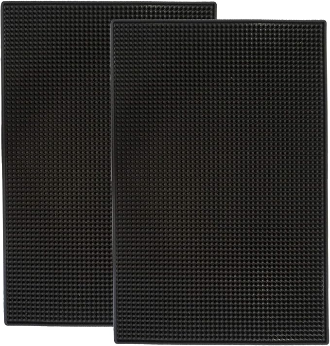 Highball & Chaser 2 Pack Bar Mat, Dish Drying mat, 18 in x 12in Thick Durable by HighballChaser
