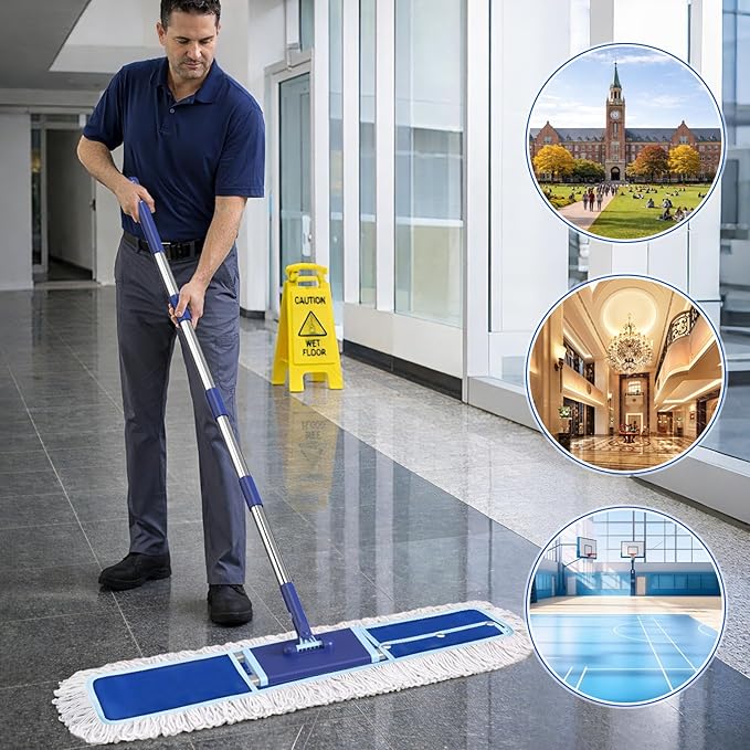 36" Dust Mop Replacement Pad: 2 Pack Fit 36" Commercial Dust Mop/Broom - Image 3