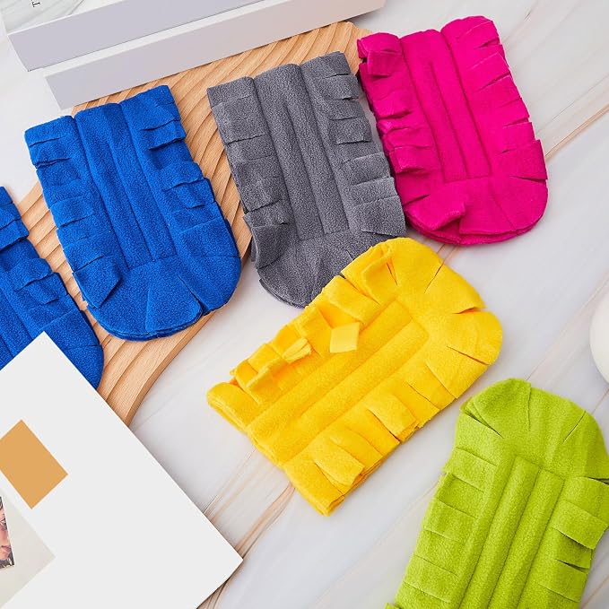 Zubebe 6 Pcs Duster Refill Reusable Fleece Duster Refills Feather Flat Dusters - Image 6