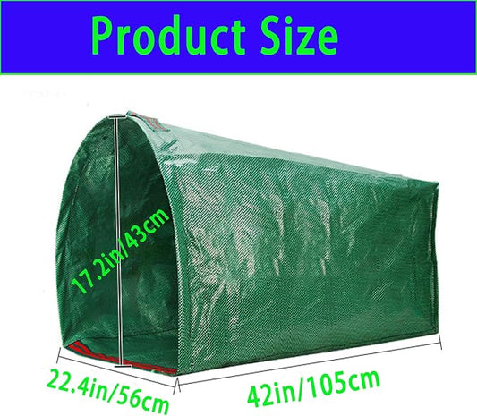 72-Gallon Large Yard Waste Bags, Large Yard Dustpan-Type Lawn and Leaf Bags - Image 2