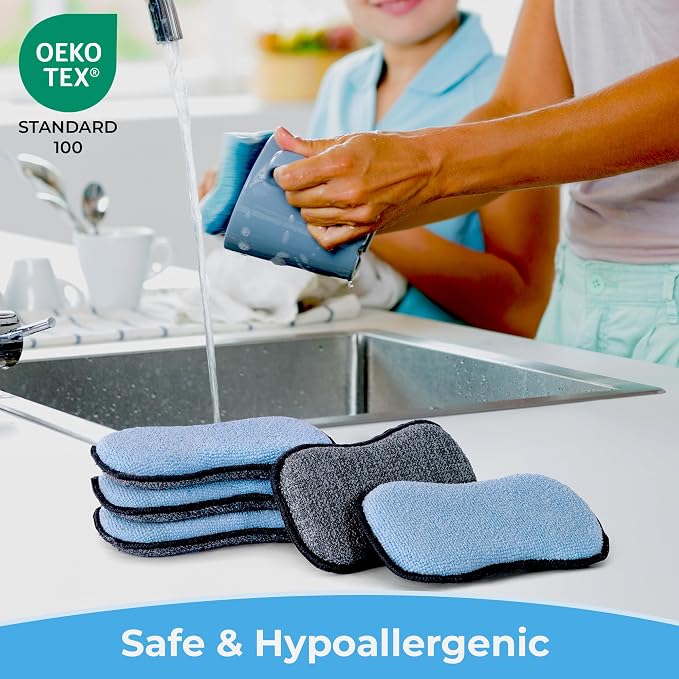 GRANNY SAYS Sponges Kitchen for Washing, Dish Washing Scrubbers, Scrubbing Pad - Image 8