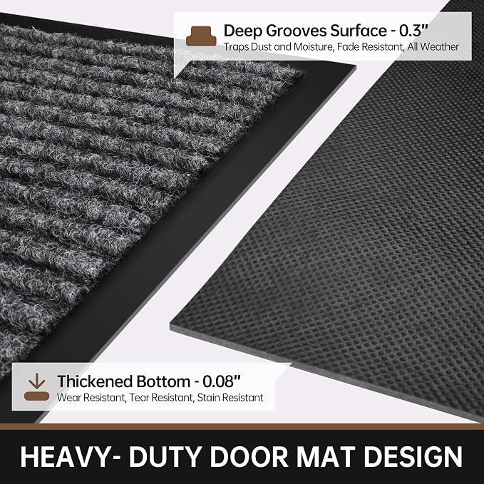 Front Door Mat, Non-Slip Welcome Mats - Image 6