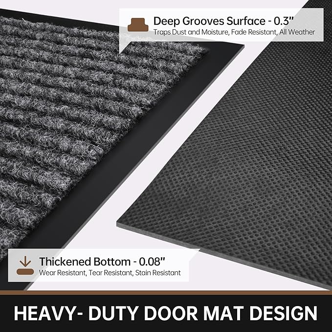 Front Door Mat, Non-Slip Welcome Mats - Image 5