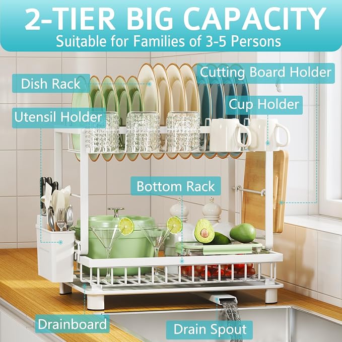 Multifunctional Dish Drying Rack - Image 2