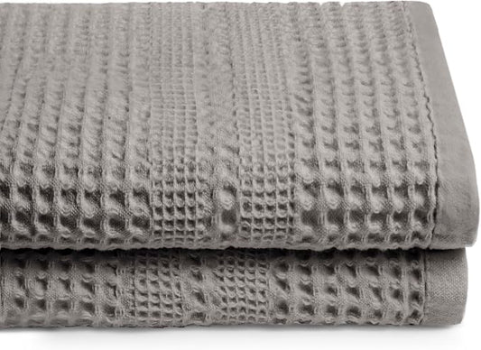GILDEN TREE Waffle Towels for Bathroom, 100% Cotton Quick Dry Towel, Waffle by GildenTree