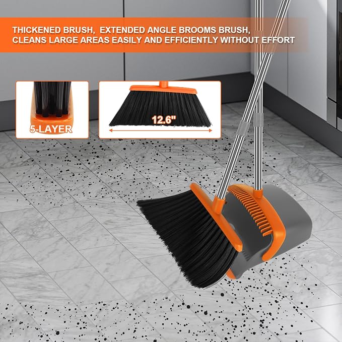 Broom and Dustpan Set, Large Broom - Image 8