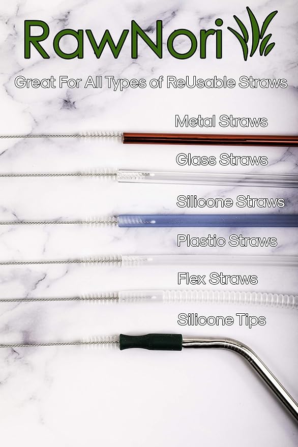 2 Drinking Straw Cleaning Brush Long - Image 3