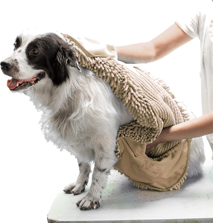 Tuff Pupper Quick Dry Towel for Dogs | Ultra Absorbent Microfiber Shammy | by TuffPupper