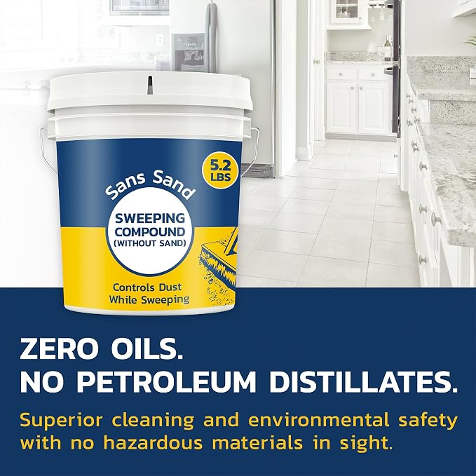Sans Sand Gritless Sweeping Compound Without Sand – Effective Dust Control - Image 5