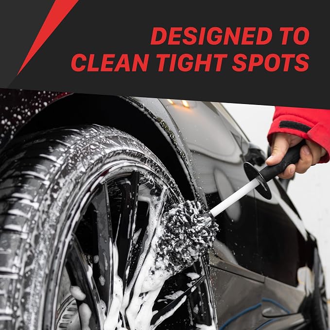 Maxshine Universal 3-Piece Microfiber Wheel Brush Kit | 14”, 18” & 20” Sizes | - Image 7