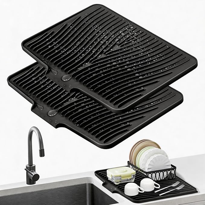 Dish Drying Mat, Stone Drying Mat by TIKNIKHomeOutdoor