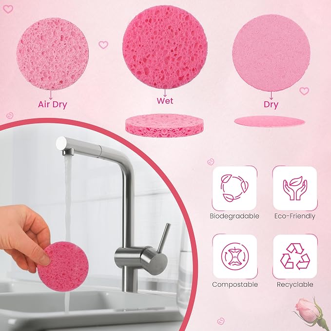 60 Count Compressed Facial Sponges - Image 6