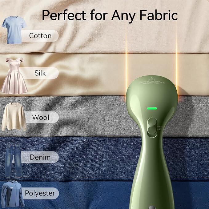 HiLIFE Steamer for Clothes, 1100W Clothes Steamer, Fast Wrinkle Removal - Image 3