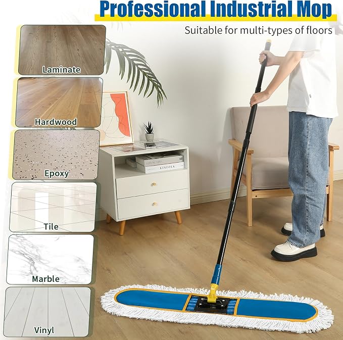 36" Commercial Dust Mop for Floor Cleaning - Image 3