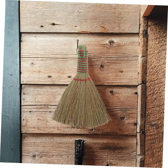 OUNONA Natural Corn Broom with Handle Small Whisk Broom - Image 5