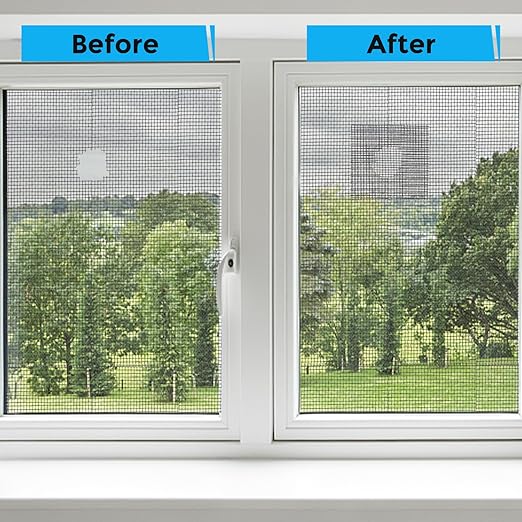 Grey Window Screen Repair Tape, 3IN X 20FT Screen Repair Kit - Image 5