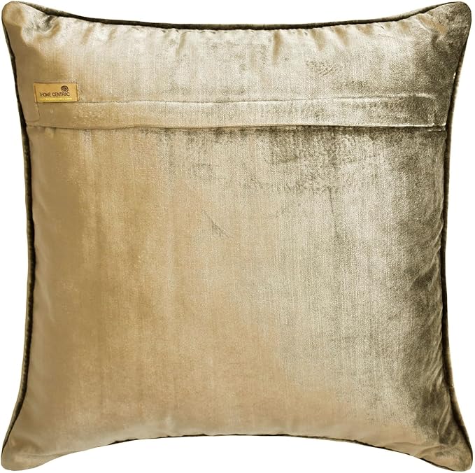 The HomeCentric King/Queen/Twin Brown Decorative Bed Runner Full 68"x18" Bed Runner with One Pillow Cover, Solid, Chevron, Patchwork, Quilted Bed Scarf on Velvet Fabric - Plush Divide