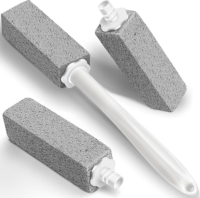 W&E Choice Toilet Pumice Stone 3 Pack, Pumice Stone by WEChoice