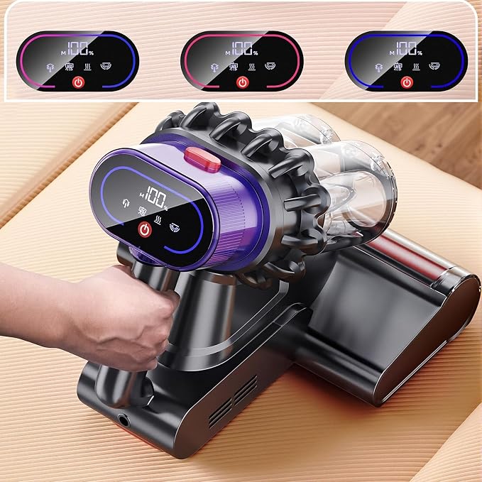Powerful UV Bed Vacuum Cleaner, 14kPa Strong Suction Handheld Vacuum - Image 4