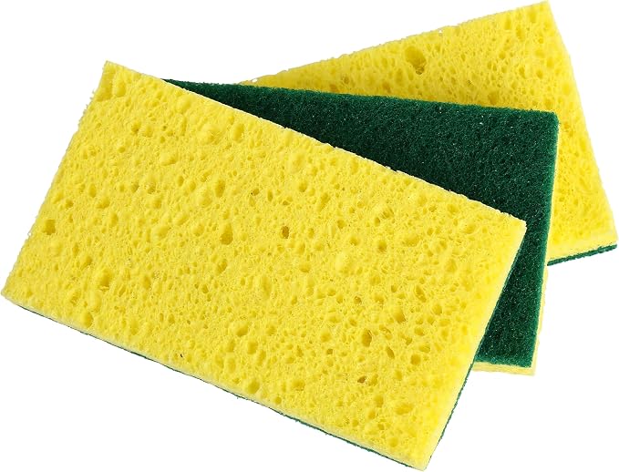 Kitchen Sponges for Washing Dishes, Non-Scratch Cellulose Dish Scrub Sponges - Image 7