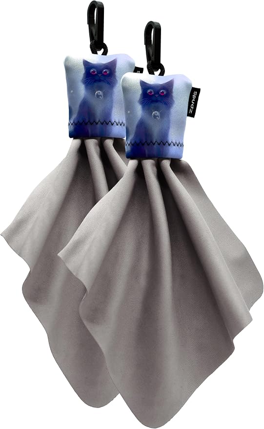 SPUDZ Classic Microfiber Lens Cleaner – Clip-On Pouch, Washable – by ALPINEINNOVATIONS