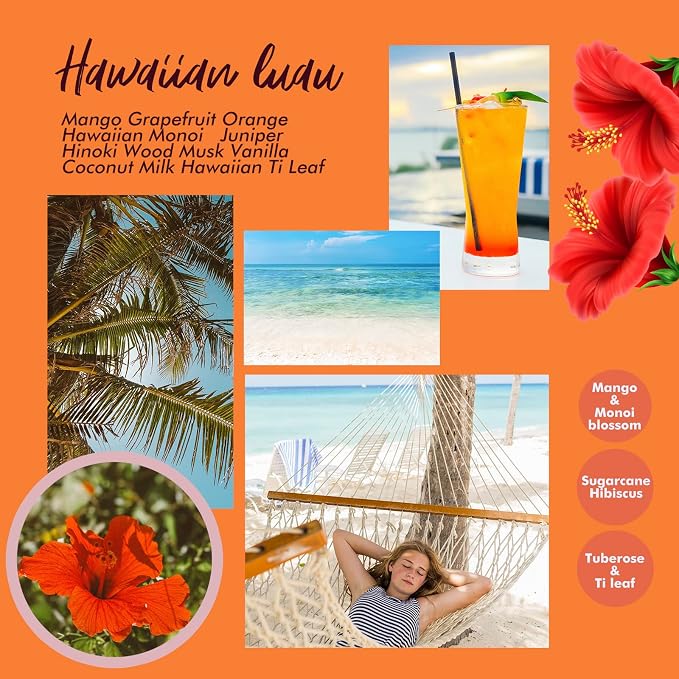 Fragrant Room Spray, Hawaiian Luau, 3 x 3.4 fl oz, Air Fresheners Odor - Image 2