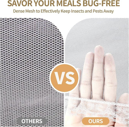 NEPAK 6 Large and Tall Food Covers, Pop-up Mesh Food Covers Nets - Image 2