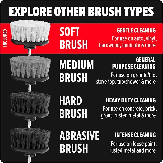 Dirt Devil Soft Bristle Cleaning Brush Set, 2 Piece, - Image 8