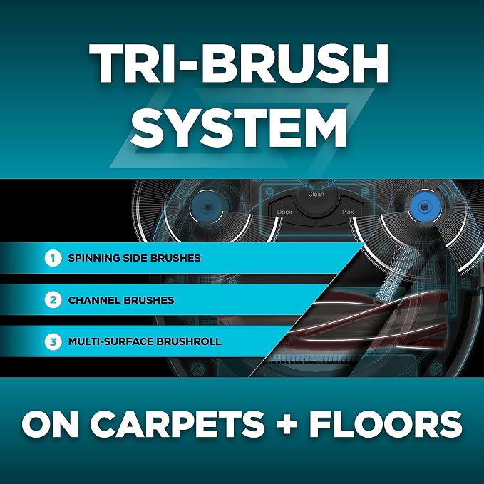 Shark AV752 ION Robot Vacuum, Tri-Brush System, Wifi Connected, 120 Min Runtime - Image 2