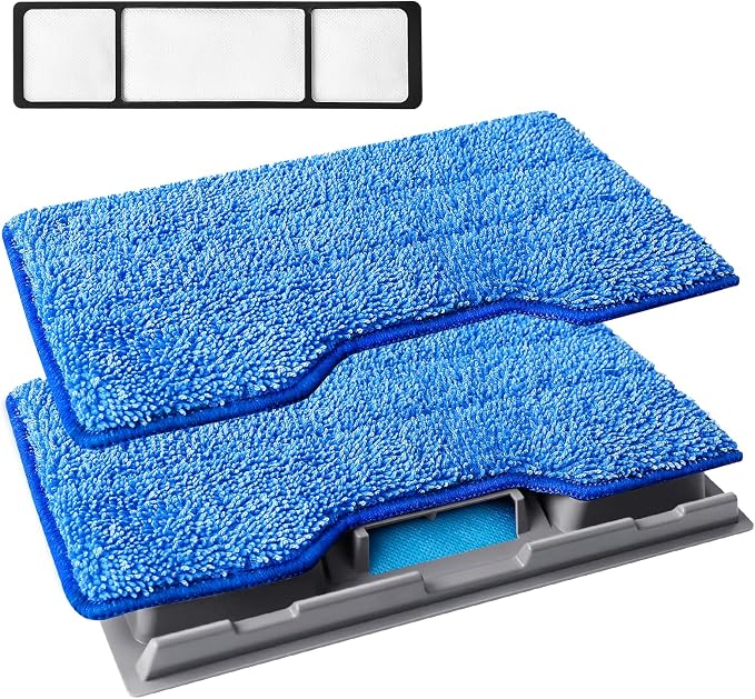 KEEPOW Reusable Mop Replacement Pads Compatible by KEEPOW