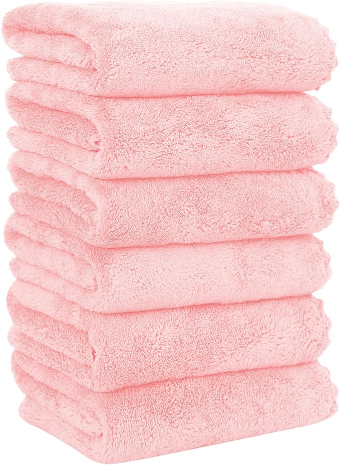 MOONQUEEN 6 Pack Premium Hand Towels by MOONQUEEN