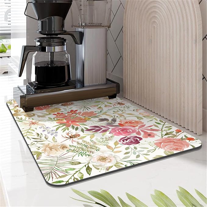 LOKHOM Dish Drying Mat for Kitchen Counter, Dish Drainer Rack Mats for Kitchen - Image 7