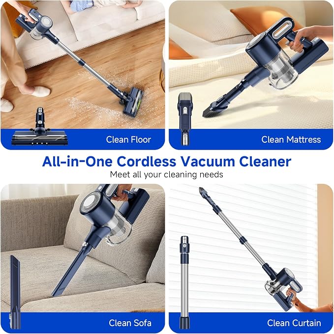 Cordless Vacuum Cleaner for Home: 6-in-1 Stick Vacuum - Image 6