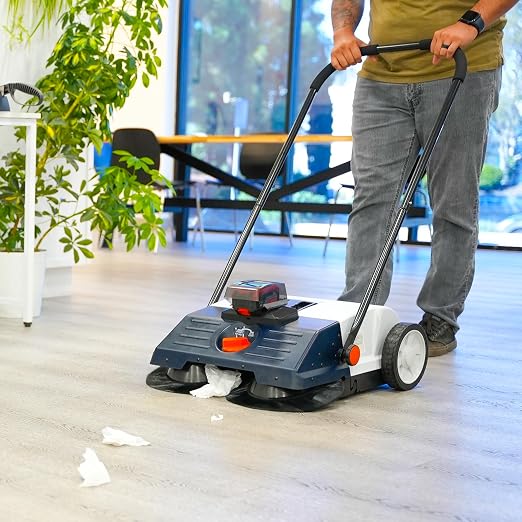 22" Battery Powered Push Sweeper - Image 2