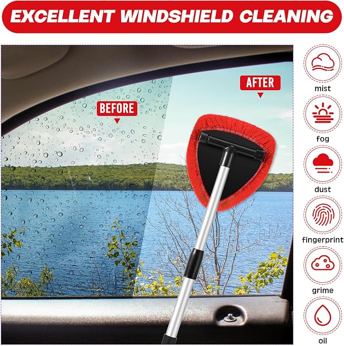 8 Pcs Car Windshield Cleaner Tool Kit - Image 4