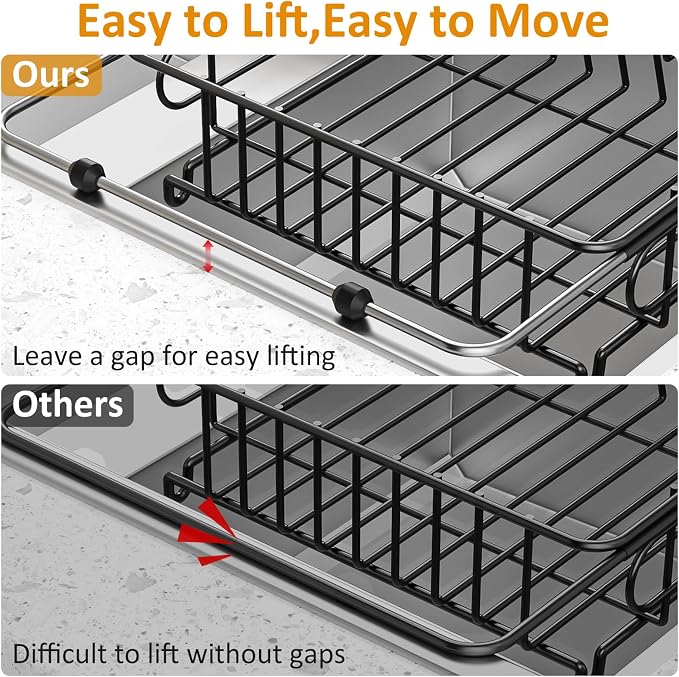 Expandable in Sink Dish Drying Rack, Small Dish Rack Over Sink - Image 8