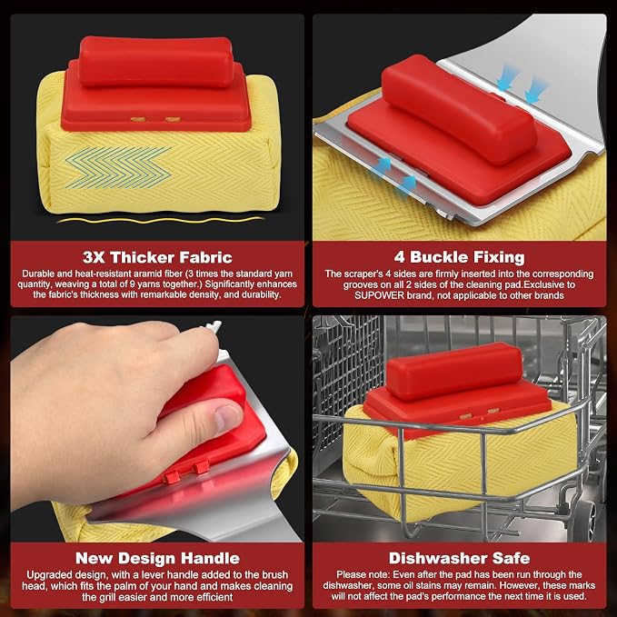 Steam Safe Grill Cleaning Brush Bristle Free - Image 6