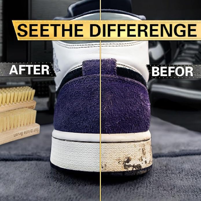Portable Shoe Cleaning Brush Set of 2 Brushes - Image 4