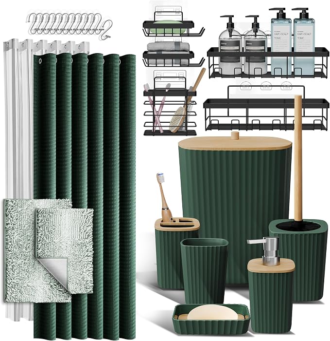 Clara Clark Bathroom Accessories Set by ClaraClark
