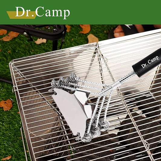 2 PCS Stainless Steel BBQ Grill Brush, BBQ Brush, Grill Scraper, Grill Brush - Image 2