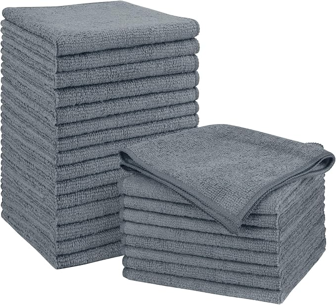 Orighty Grey Microfiber Cleaning Cloth, Microfiber Towels by AllRightinOrighty