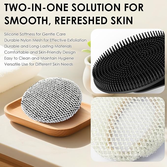 INNERNEED Food-Grade Silicone Body Scrubber Gentle Cleansing Brush - Image 5
