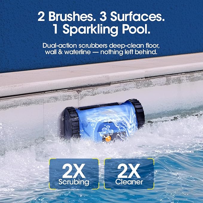 Cordless Robotic Pool Vacuum, Pool Cleaner - Image 6